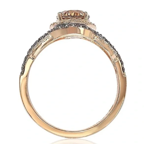 Champagne Diamonds Ring